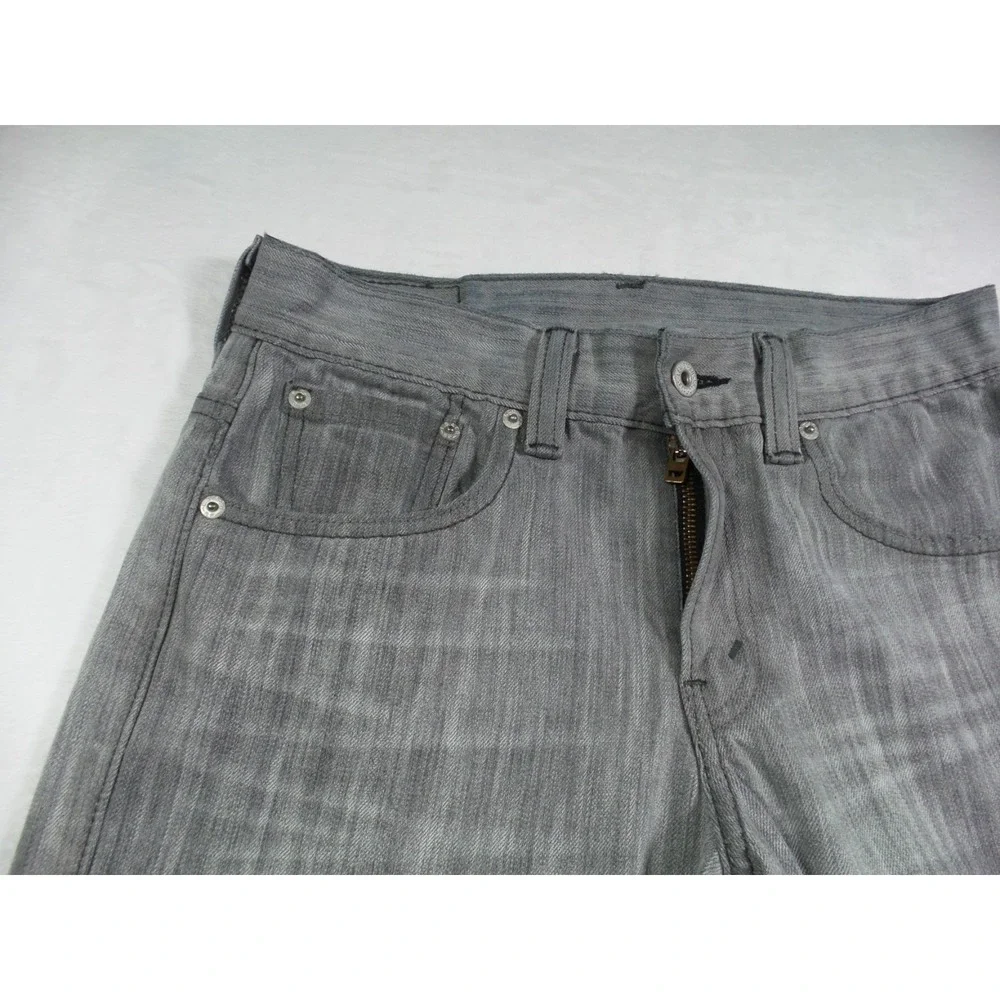 Levis Jeans Mens Size 29 x 30 Gray‎ Denim 511 Skinny Fit Straight Leg Stretch